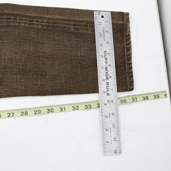 Ralph Lauren RRL jeans mens 36 40x37 destroyed brown patch button fly‎ selvedge - Picture 12 of 16